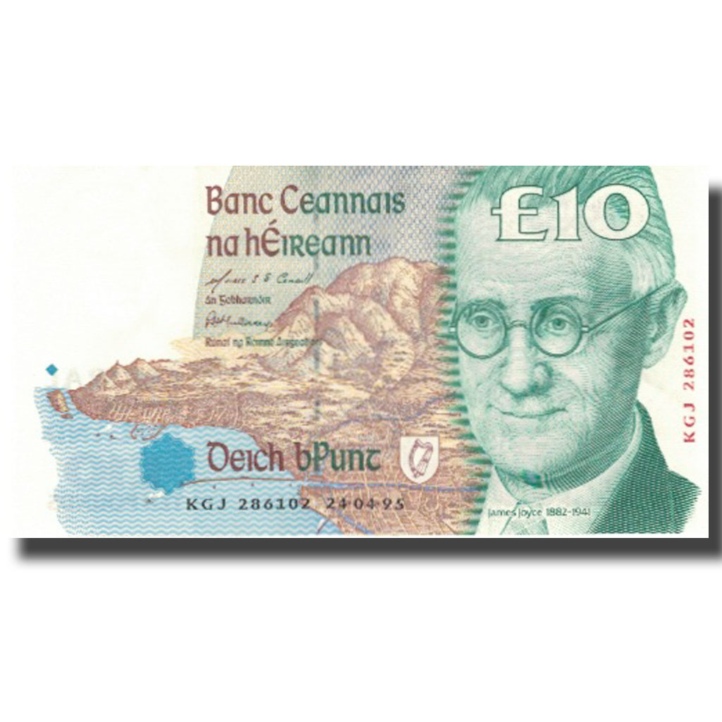 Banknote, Ireland - Republic, 10 Pounds, Undated (1993-99), KM:76b, UNC(60-62)