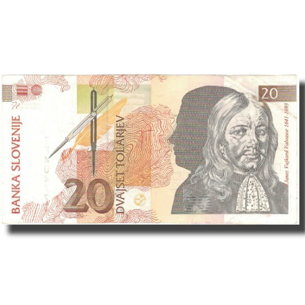Billete, 20 Tolarjev, 1992, Eslovenia, 1992-01-15, KM:12a, SC