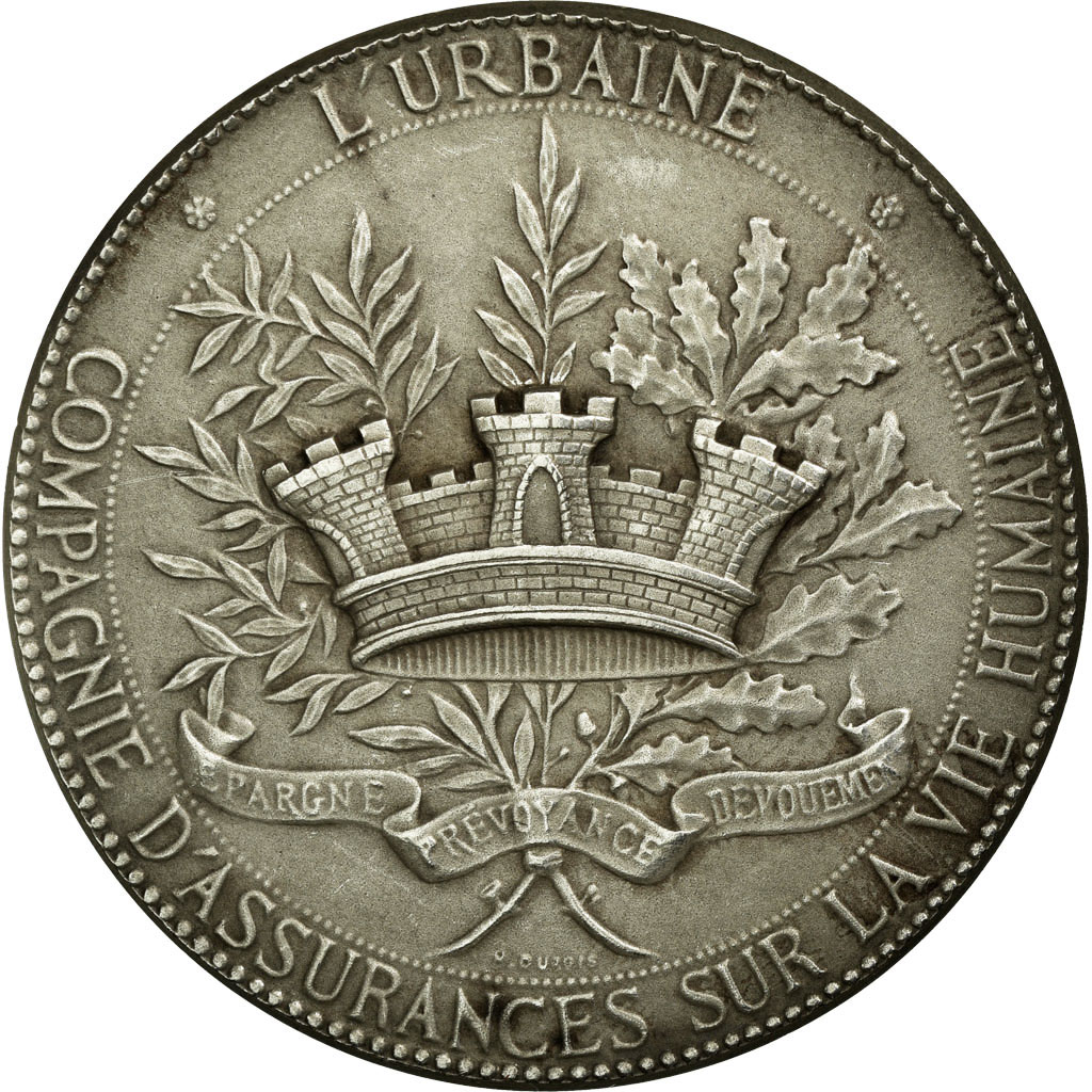 France, Token, Insurance, , Silver, Gailhouste:784