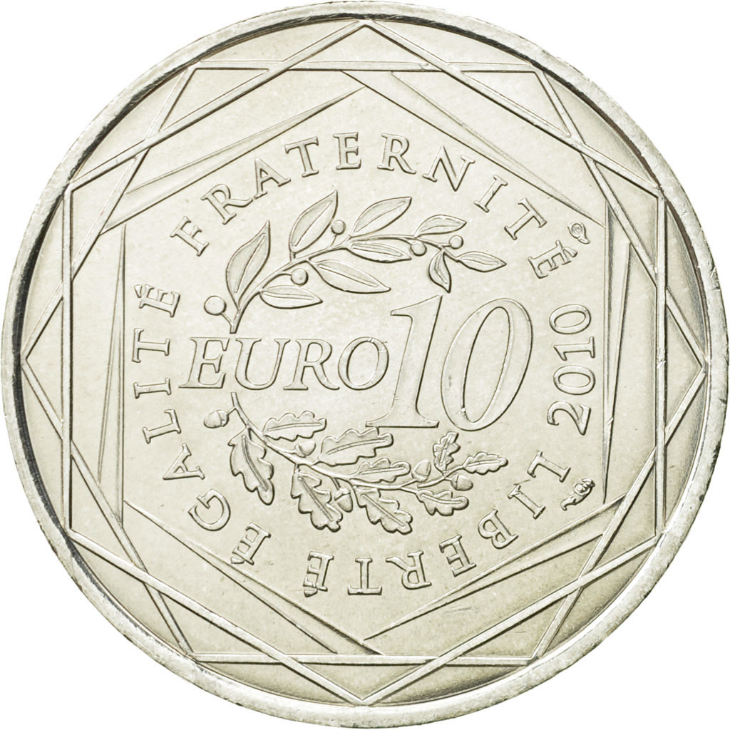 Frankreich, 10 Euro, Bretagne, 2010, UNZ, Silber, KM:1648