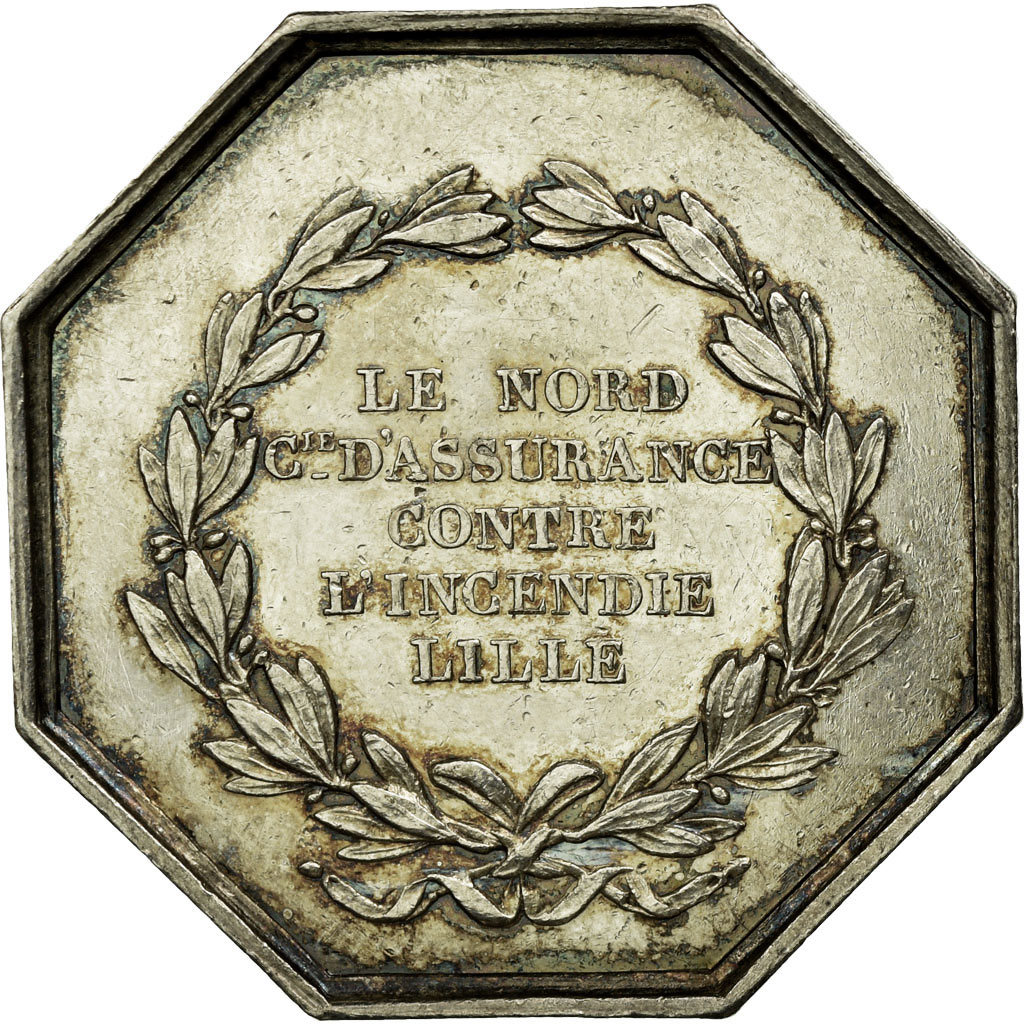 France, Token, Insurance, 1849, , Silver, Gailhouste:564
