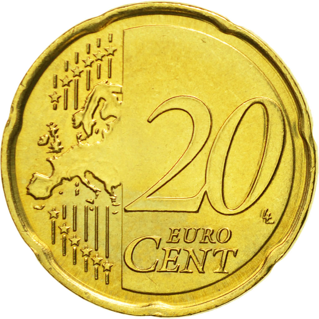 Malta, 20 Euro Cent, 2008, UNZ, Messing, KM:129