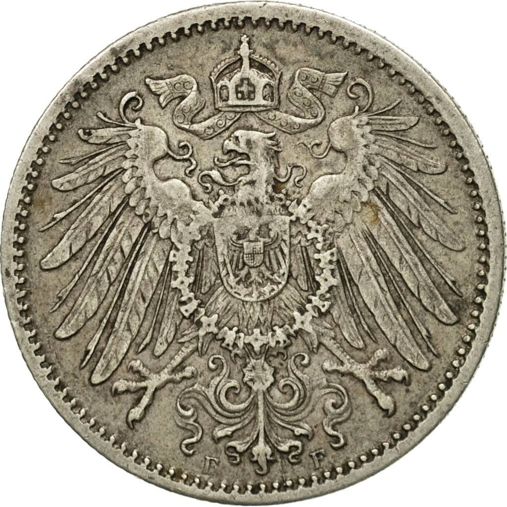 Coin, GERMANY - EMPIRE, Wilhelm II, Mark, 1904, , Silver, KM:14