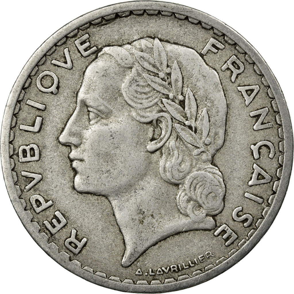 Coin, France, Lavrillier, 5 Francs, 1952, Paris, , Aluminum