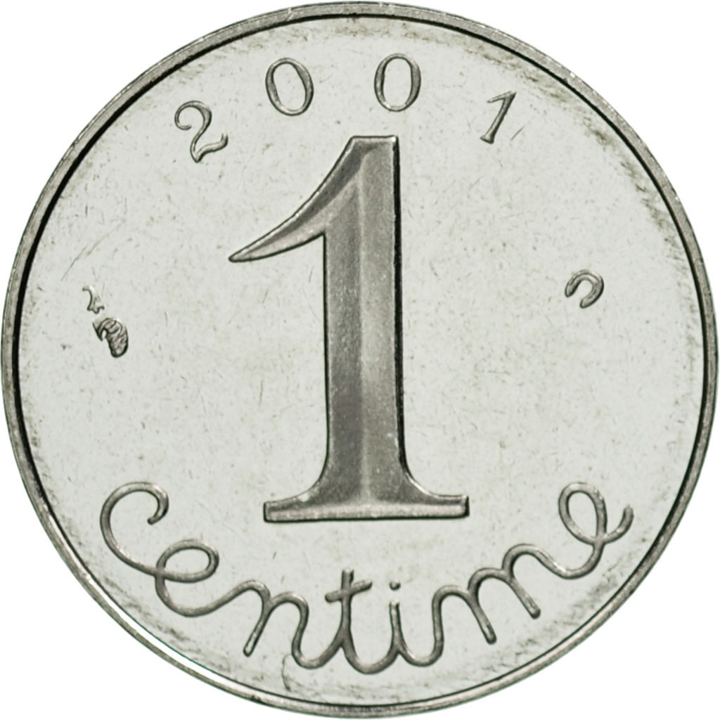 Coin, France, Épi, Centime, 2001, Paris, , Stainless Steel, KM:928