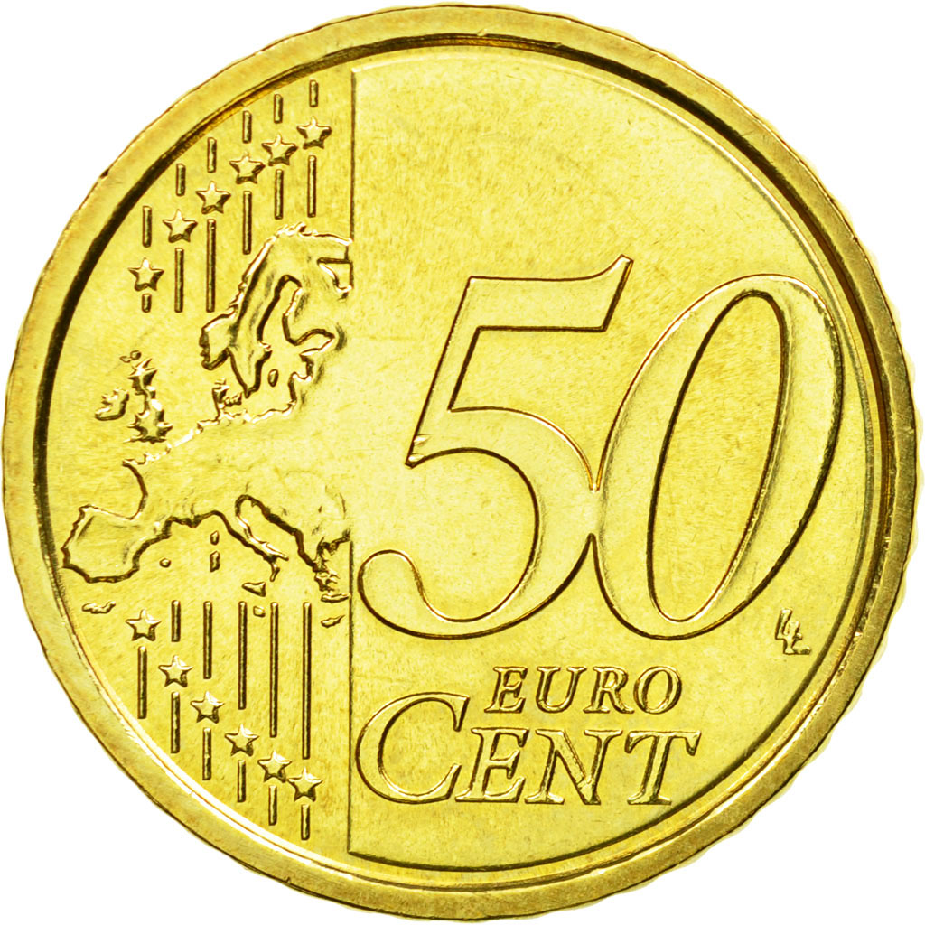 San Marino, 50 Euro Cent, 2008, UNZ, Messing, KM:484