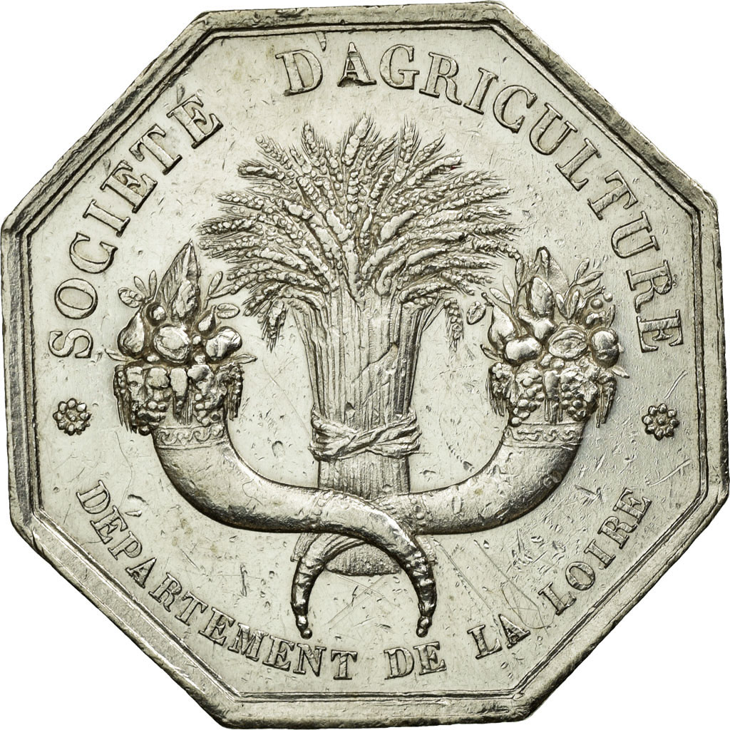 France, Token, Agriculture and Horticulture, 1828, , Silver