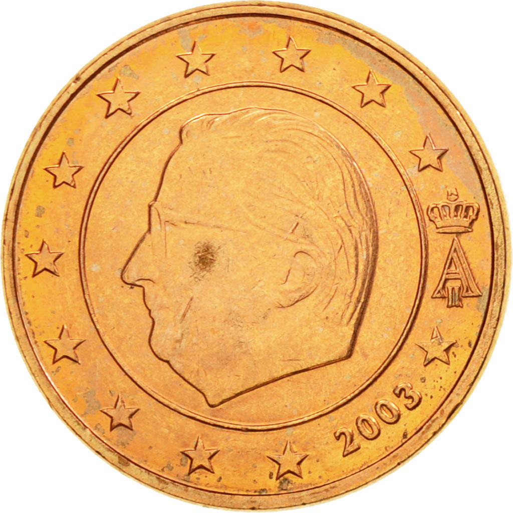 Belgien, Euro Cent, 2003, VZ, Copper Plated Steel, KM:224