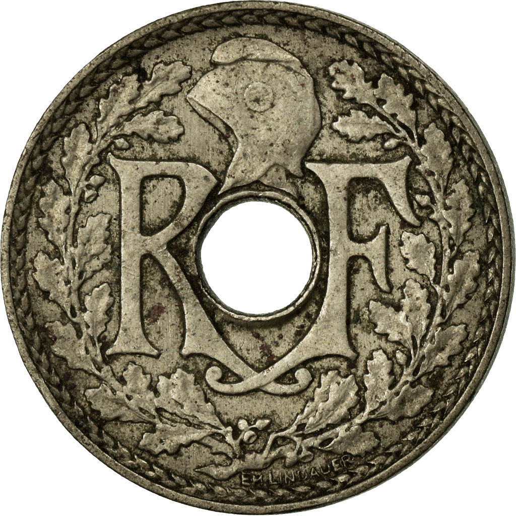 Moneda, Francia, Lindauer, 5 Centimes, 1932, Paris, BC+, Cobre - níquel
