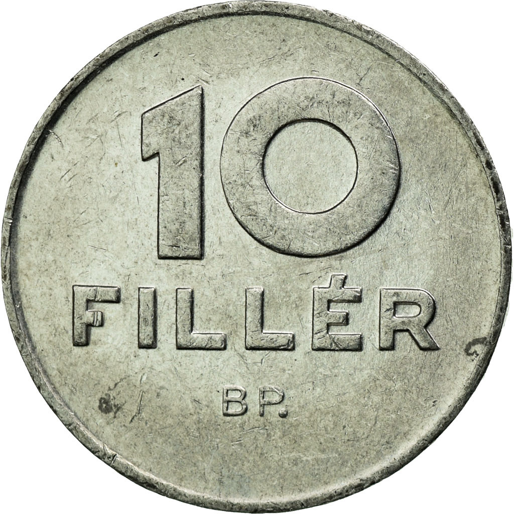 [#588873] Coin, Hungary, 10 Filler, 1983, Budapest, EF(40-45), Aluminum, KM:572