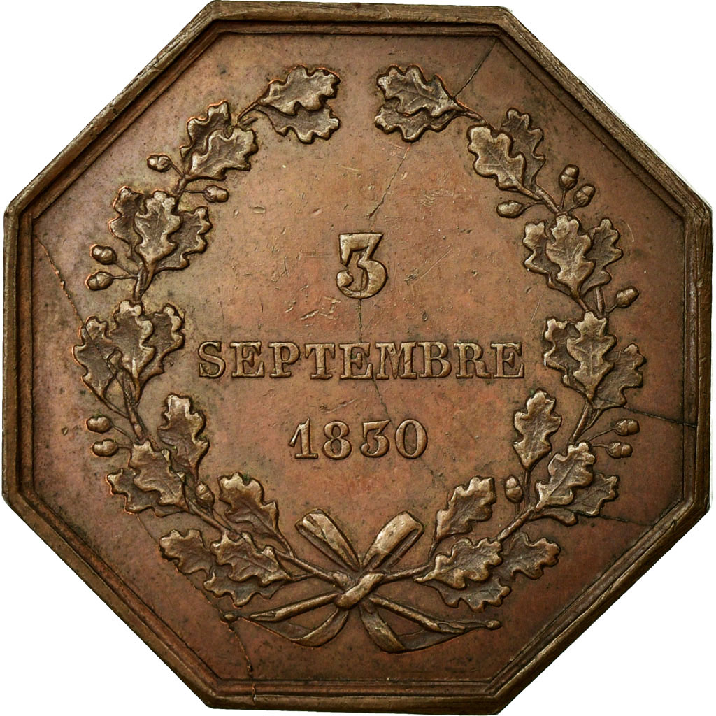 France, Token, Industry, 1830, Rogat, , Copper