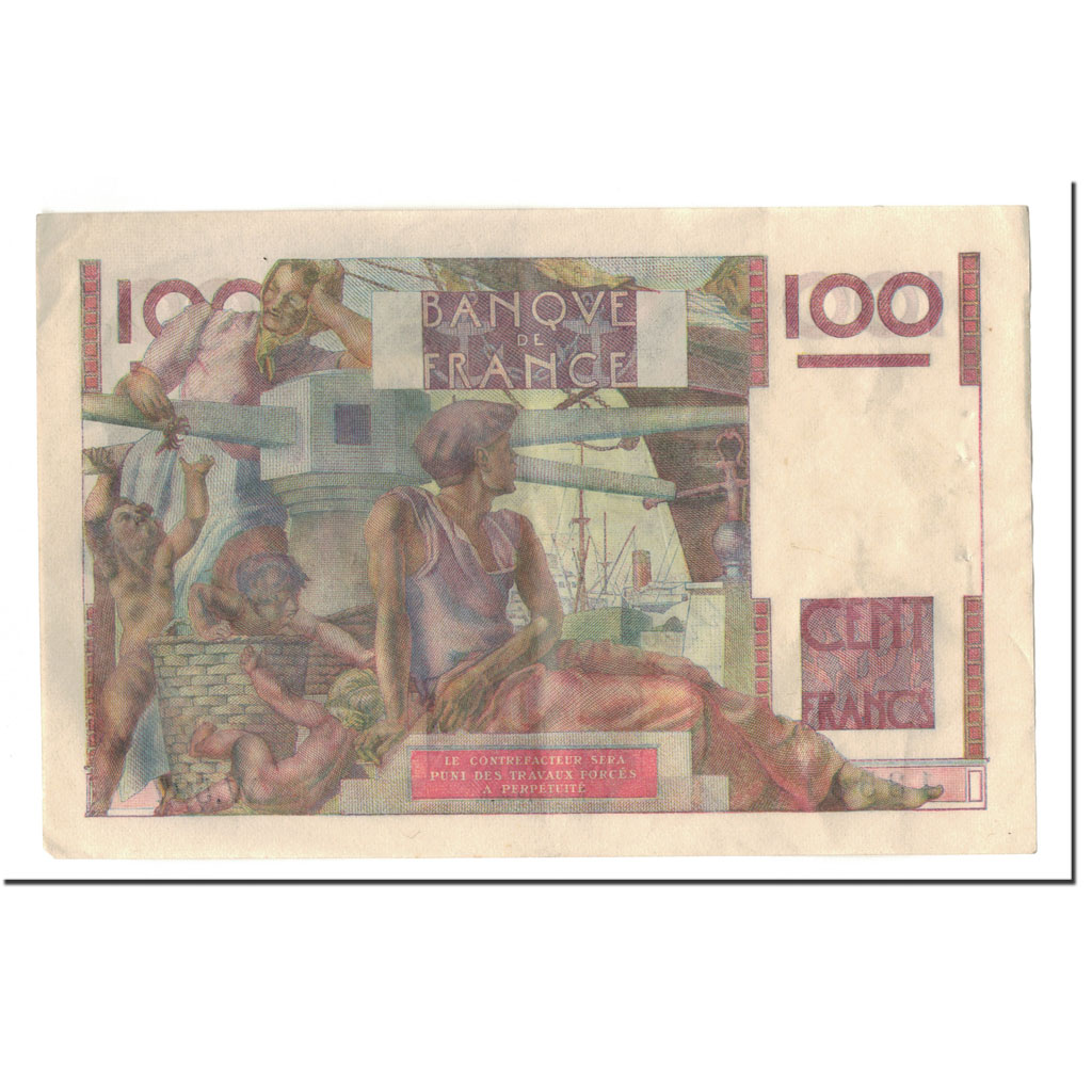 Banknote, France, 100 Francs, 1954-03-04, AU(55-58), Fayette:28.42, KM:128d