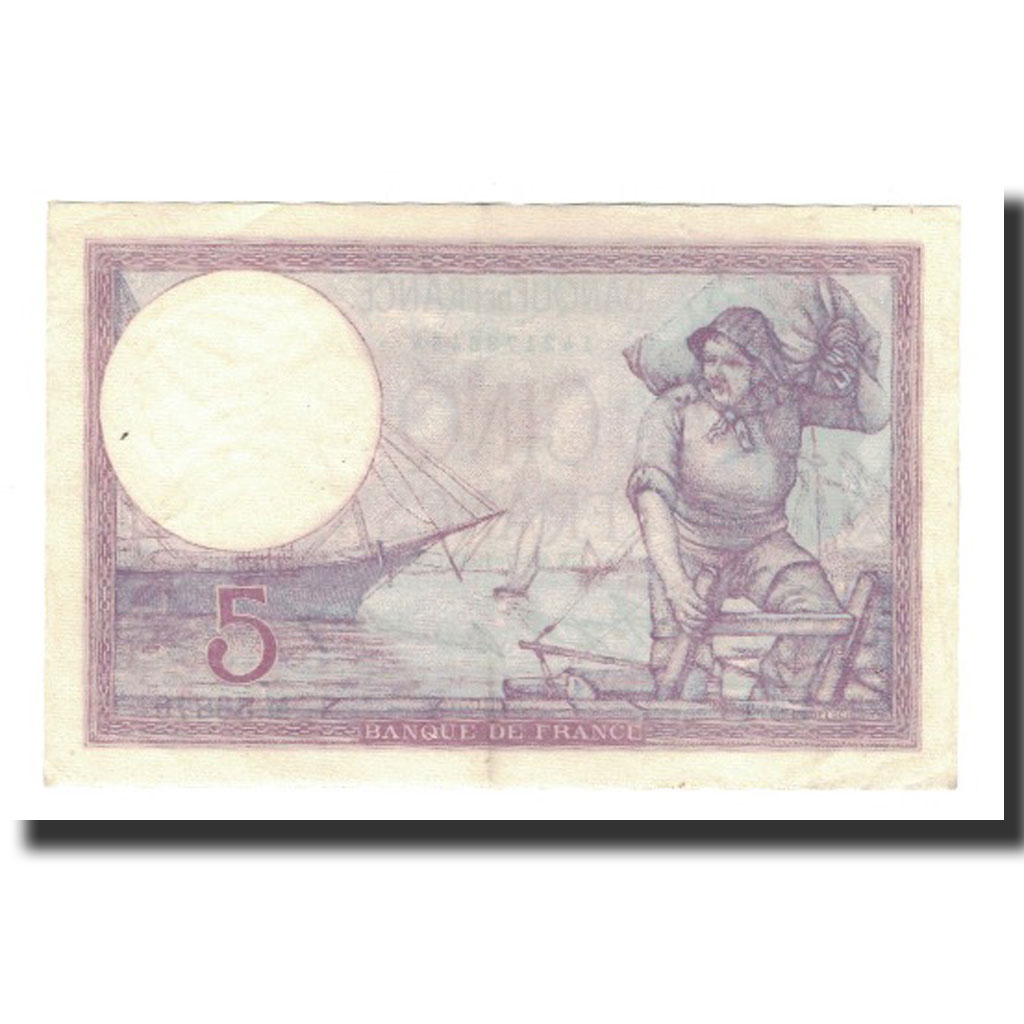 Banknote, France, 5 Francs, 1933-07-20, AU(55-58), Fayette:3.17, KM:72e