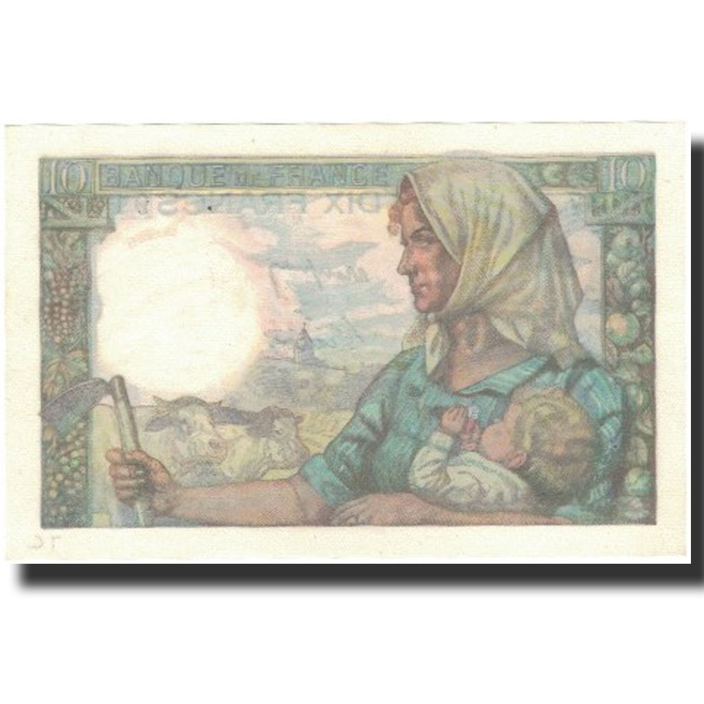 France, 10 Francs, 1947-10-30, AU(55-58), Fayette:8.18, KM:99f