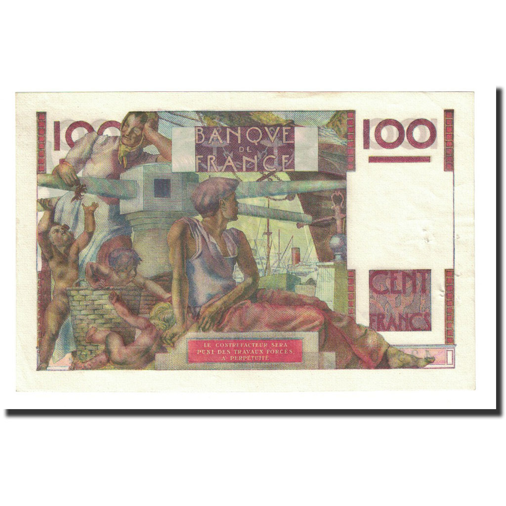 Frankrijk, 100 Francs, 1954-04-01, SUP, Fayette:28bis.6, KM:128e