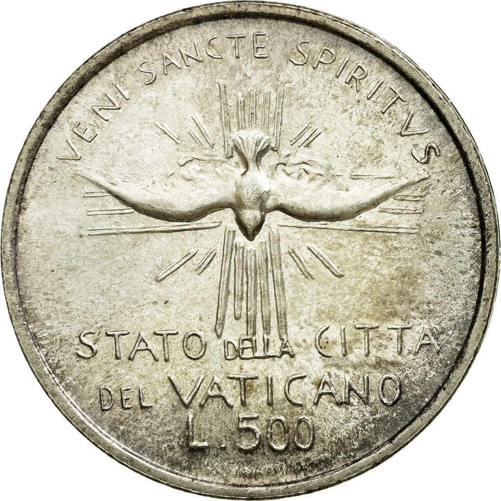 Coin, VATICAN CITY, Sede Vacante, 500 Lire, 1978, , Silver, KM:141