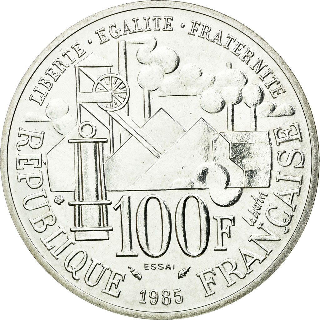 Coin, France, 100 Francs, 1985, , Silver, KM:E131, Gadoury:900