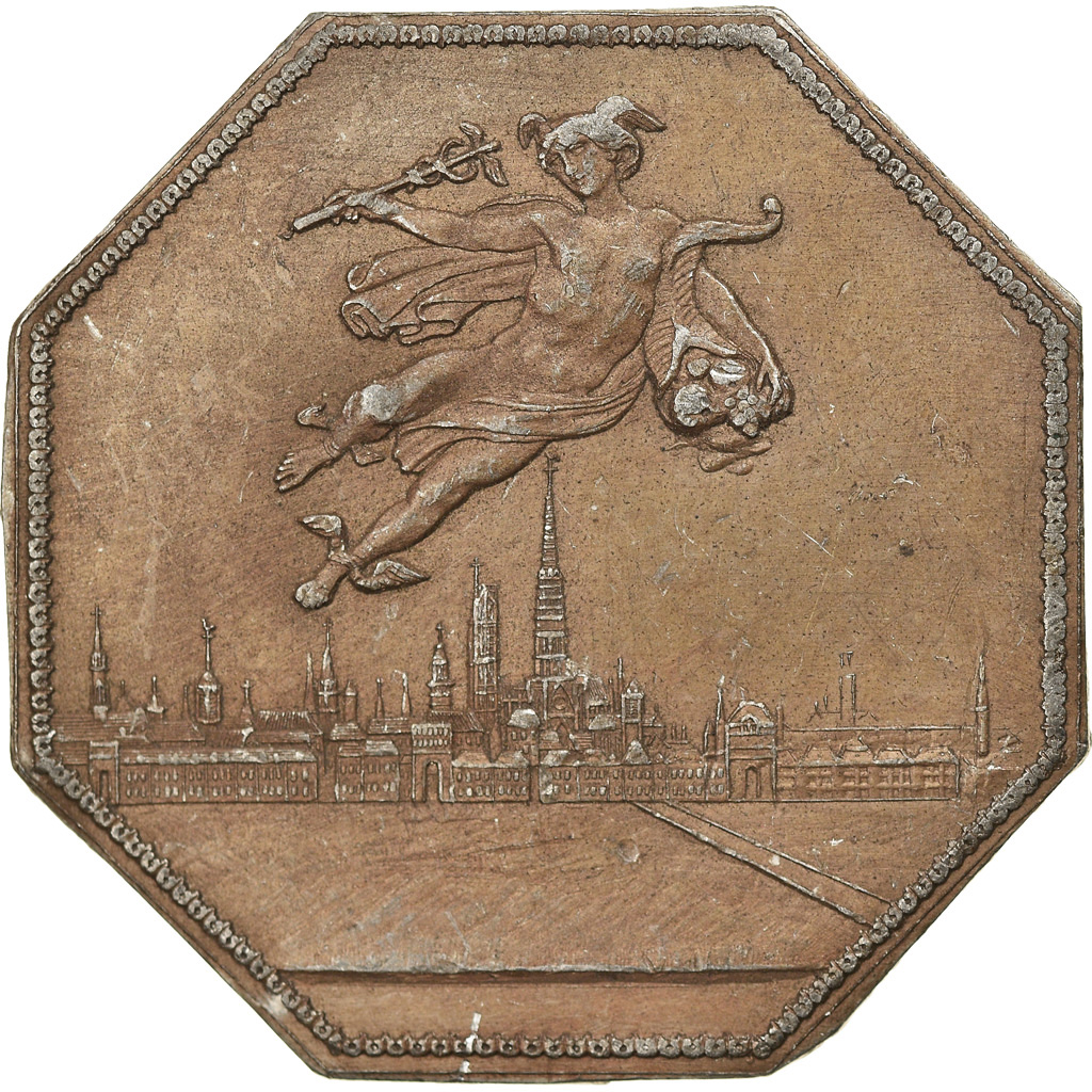 France, Token, Chambre de Commerce de Rouen, Epreuve Uniface d'Avers, 1802