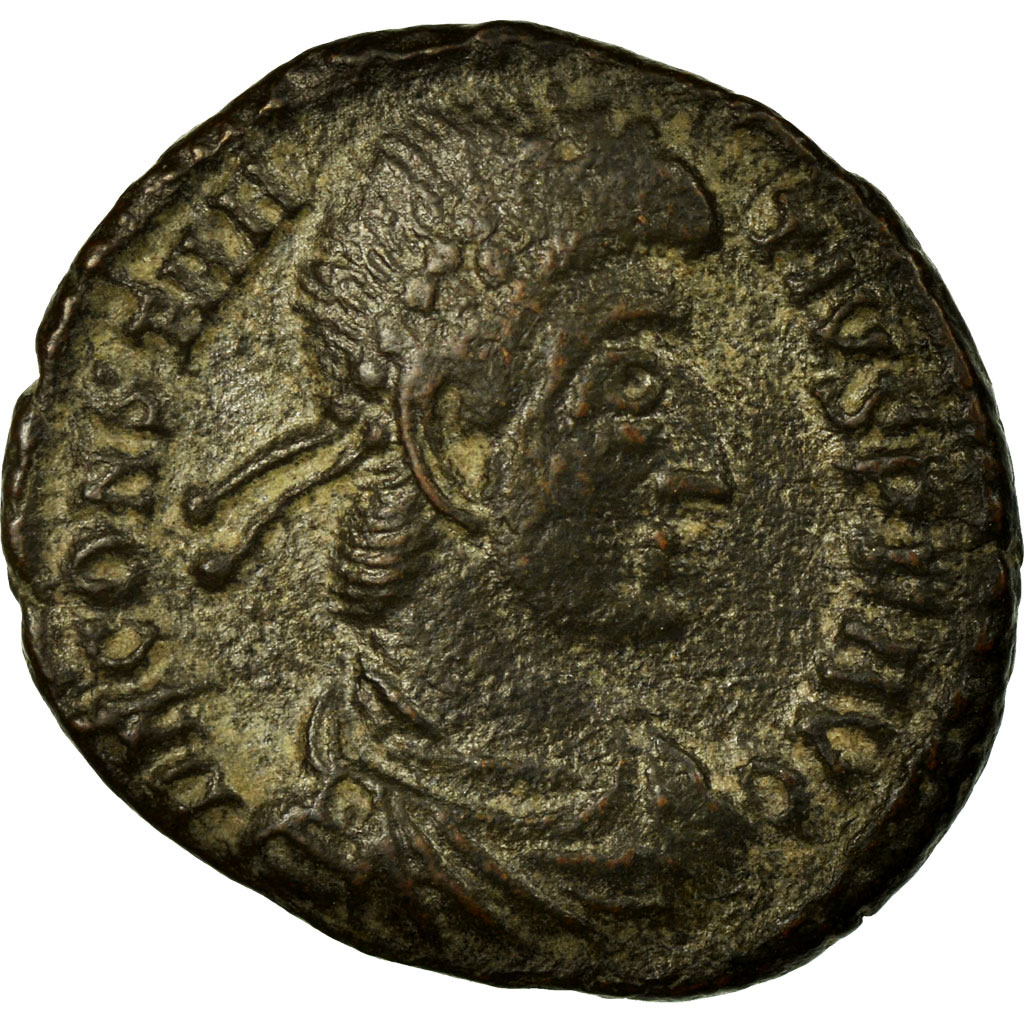 Coin, Constantius II, Nummus, Siscia, , Copper, Cohen:45