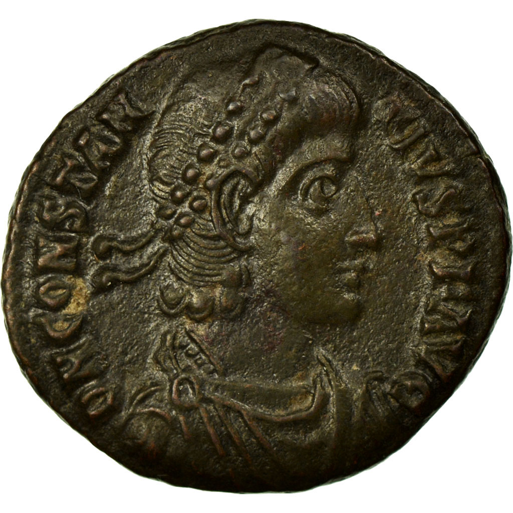 Coin, Constantius II, Nummus, Siscia, , Copper, Cohen:45