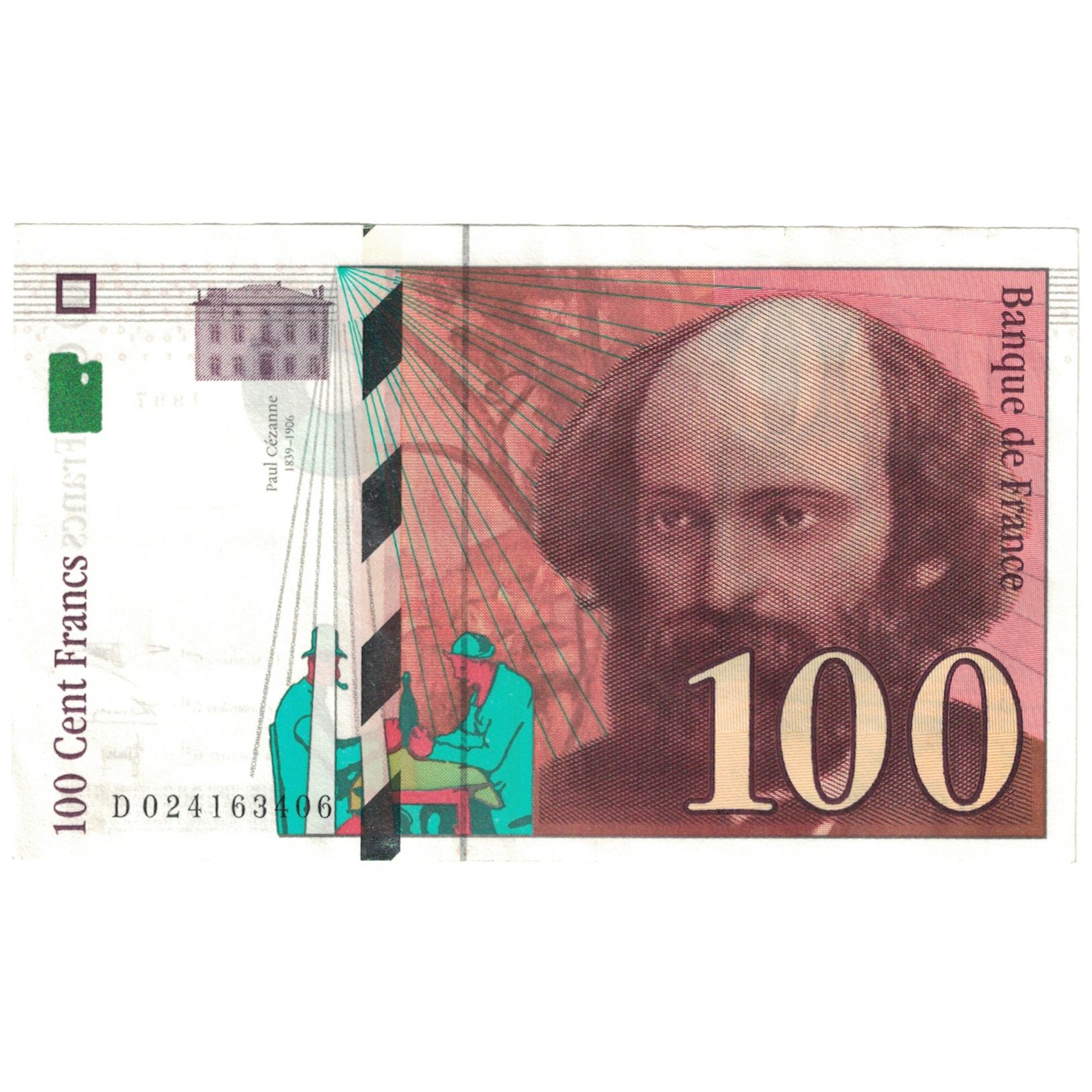 France, 100 Francs, 1997, AU(55-58), Fayette:74.1, KM:158a