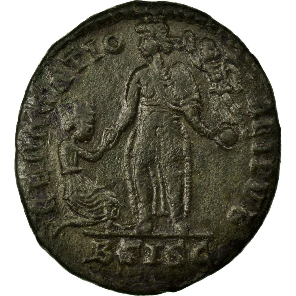 Coin, Gratian, Maiorina, Siscia, , Copper, Cohen:30