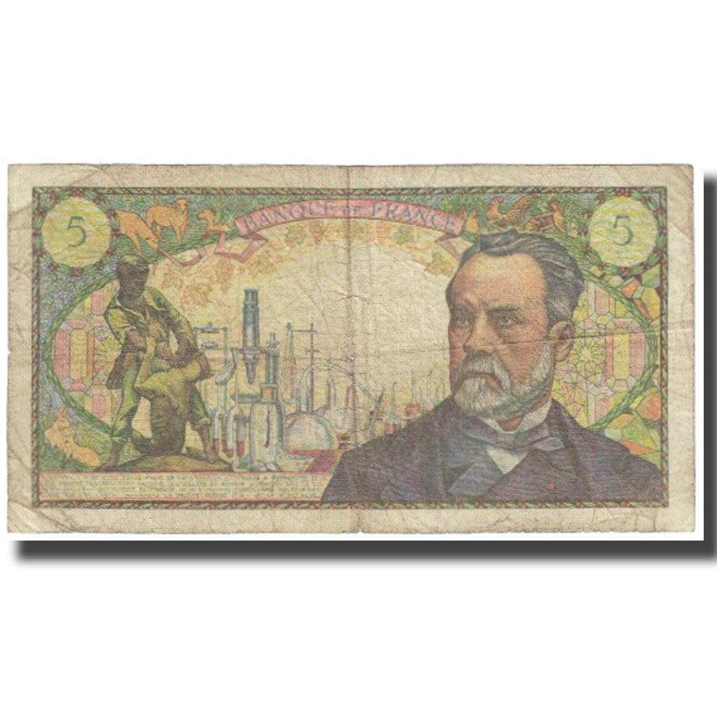 France, 5 Francs, Pasteur, 1966, R.Tondu-P.Gargam-H.Morant, 1966-11-04