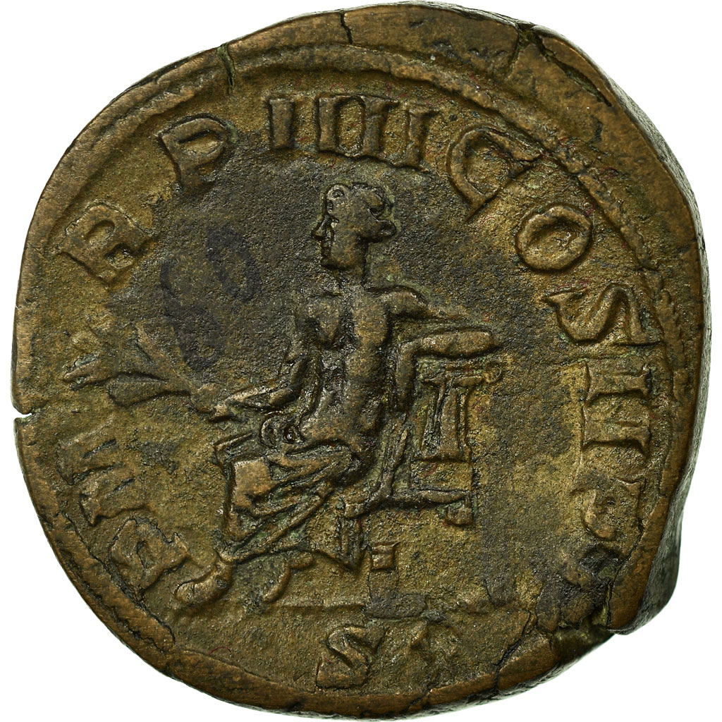 Coin, Gordian III, Sestertius, Rome, , Copper, Cohen:251
