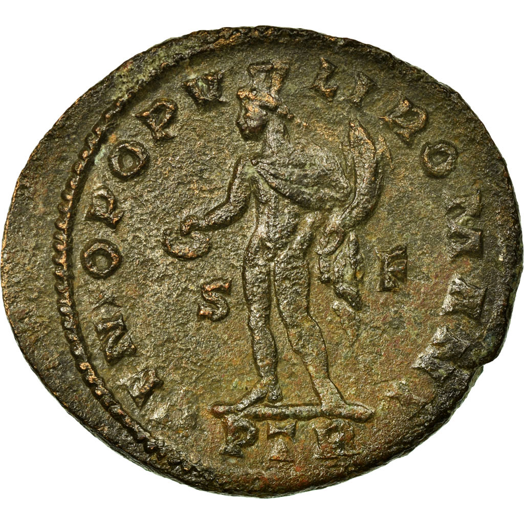 Coin, Maximianus, Follis, Trier, , Copper, Cohen:189 var.