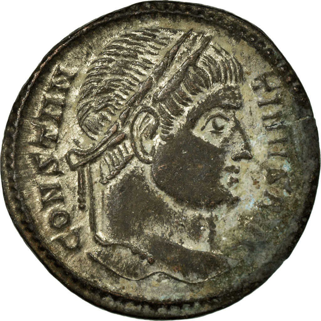 Coin, Constantine I, Nummus, 325, Ticinum, , Copper, Cohen:129