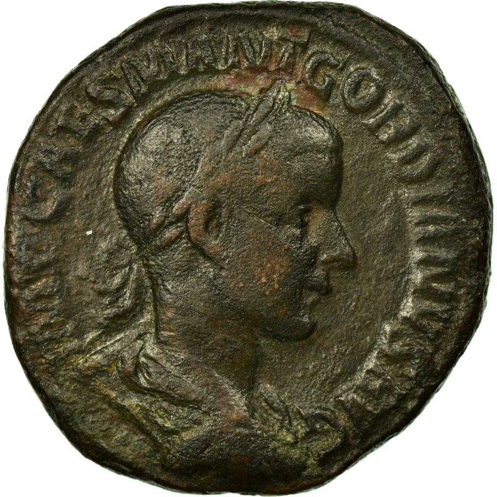 Coin, Gordian III, Sestertius, Roma, , Copper, Cohen:213