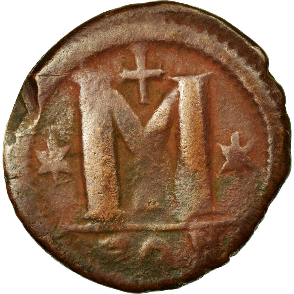 Coin, Anastasius I 491-518, Follis, Constantinople, , Copper