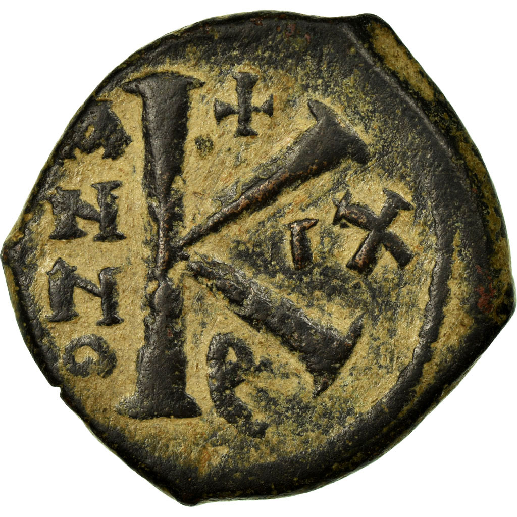 Coin, Maurice Tiberius, Half Follis, Antioch, , Copper