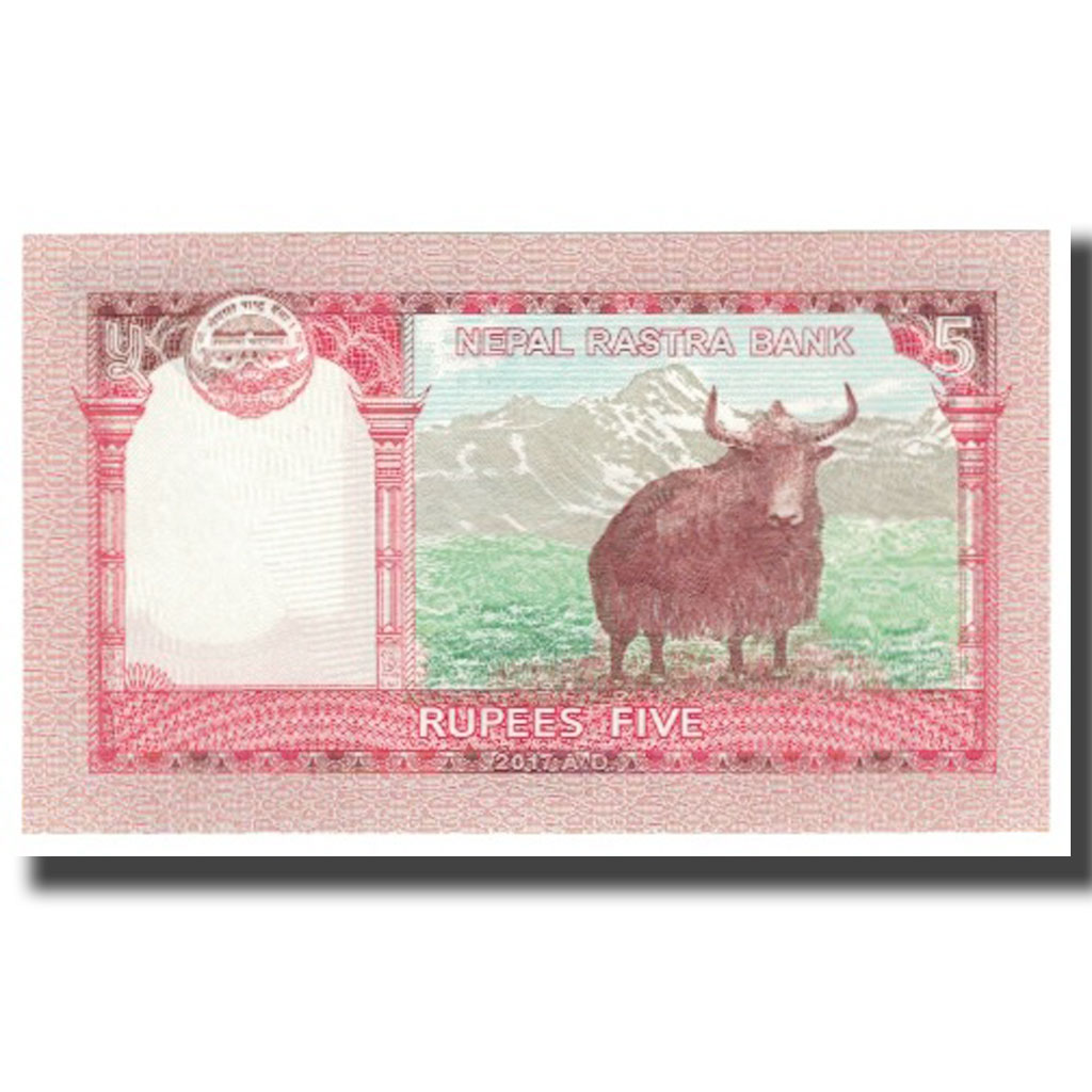 Billete, 5 Rupees, 2017, Nepal, UNC