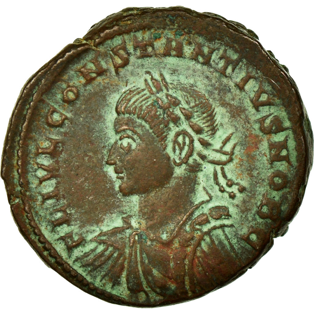 Coin, Constantius II, Nummus, Trier, , Copper, Cohen:167