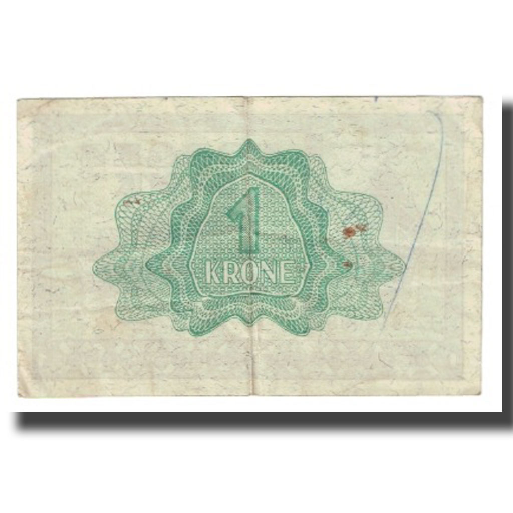 Banknote, Norway, 1 Krone, 1943, KM:15a, EF(40-45)