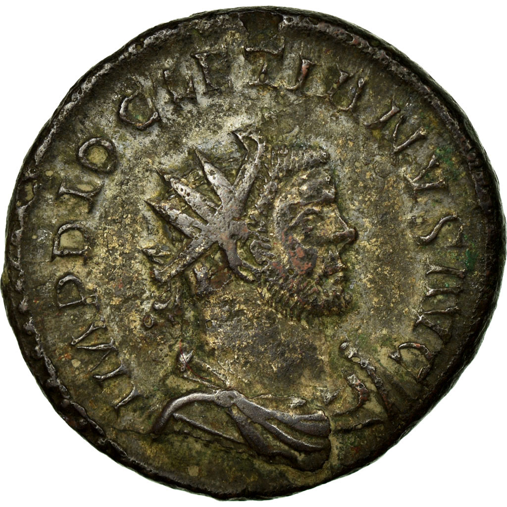 Coin, Diocletian, Antoninianus, Lyons, , Billon, Cohen:169