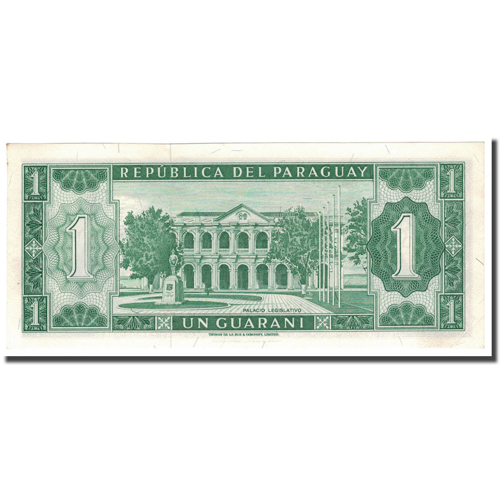 Geldschein, Paraguay, 1 Guarani, KM:193b, UNZ-
