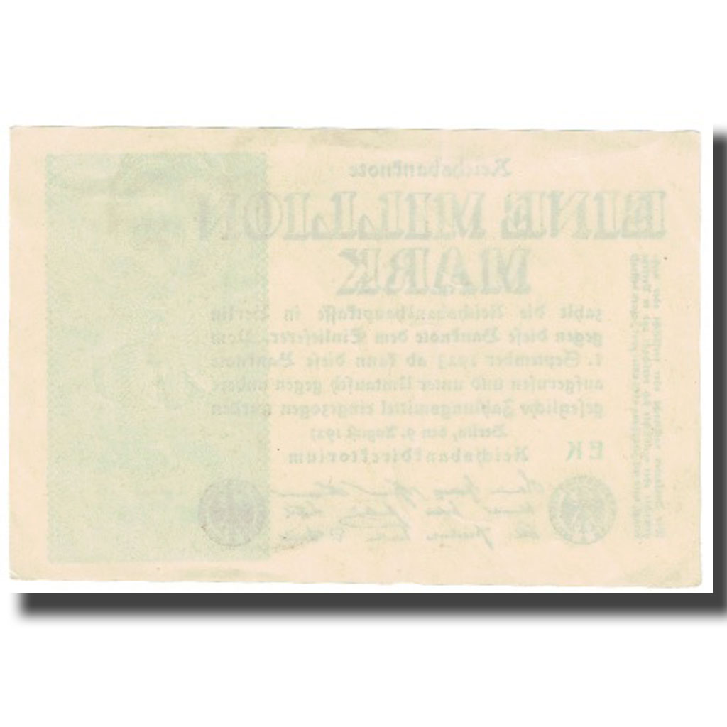 Banknote, Germany, 1 Million Mark, 1923, 1923-08-09, KM:101, UNC(63)