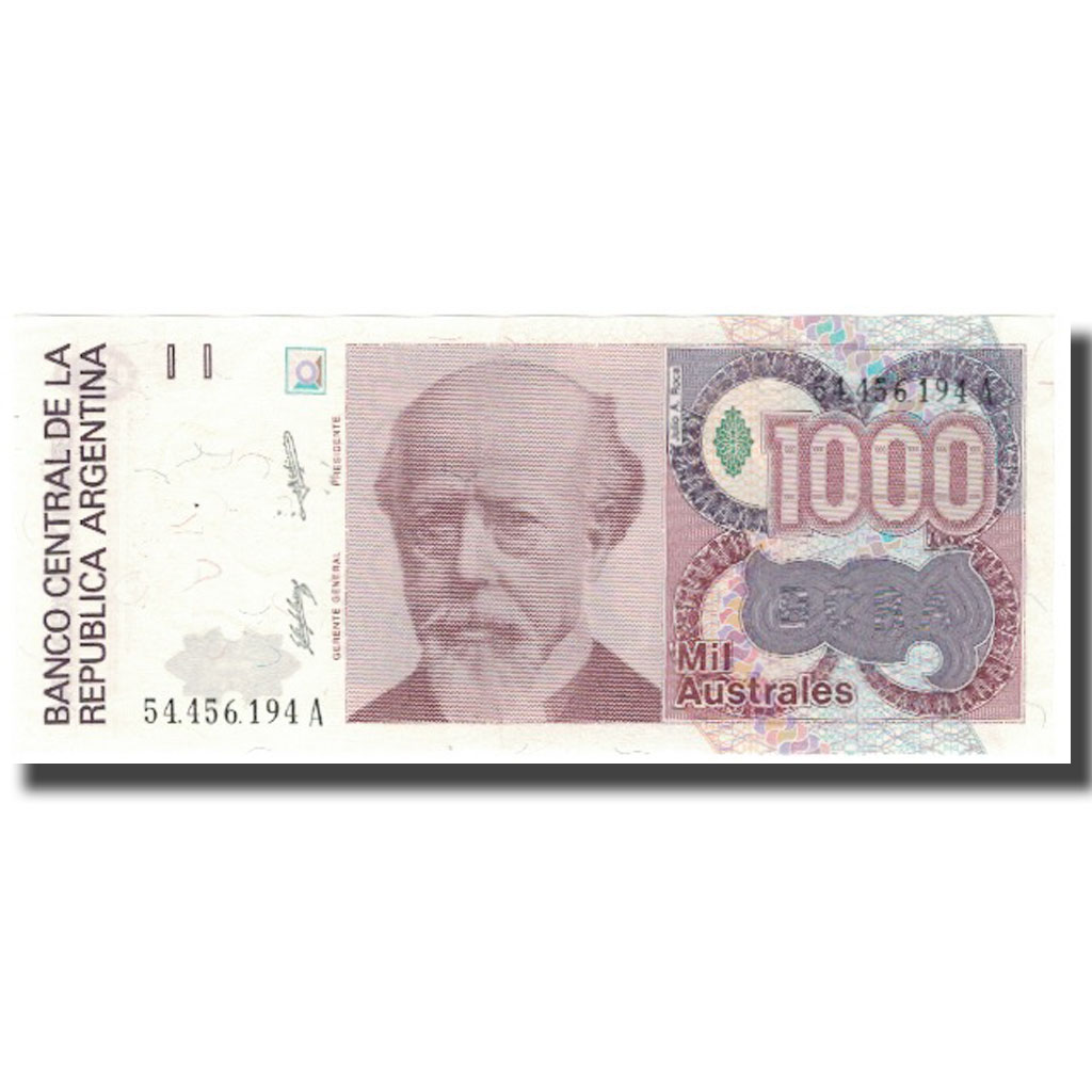 Billete, 1000 Australes, Argentina, KM:329a, UNC