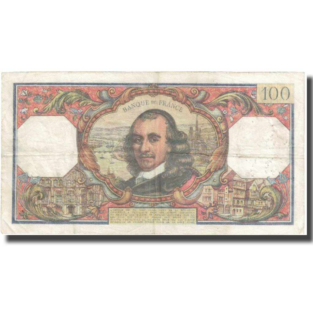 France, 100 Francs, Corneille, 1964, 1964-10-01, VF(20-25), Fayette:65.4