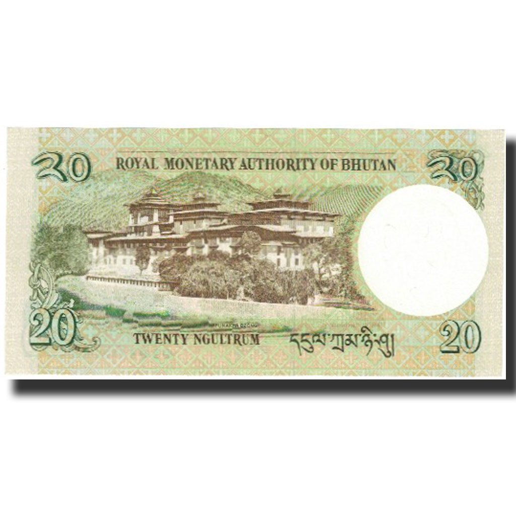 Billete, 20 Ngultrum, 2006, Bután, Undated 2006, KM:30, UNC