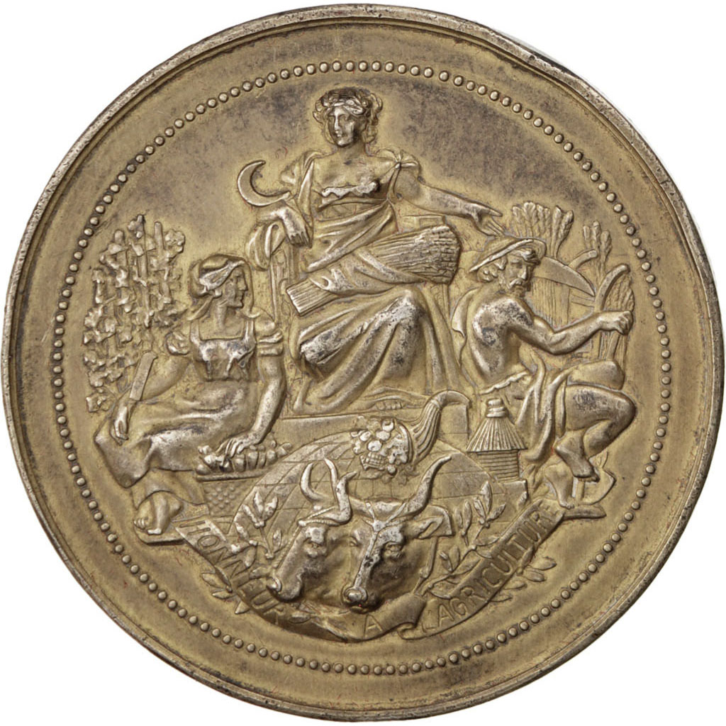 France, Medal, French Third Republic, Business & industry, , Vermeil