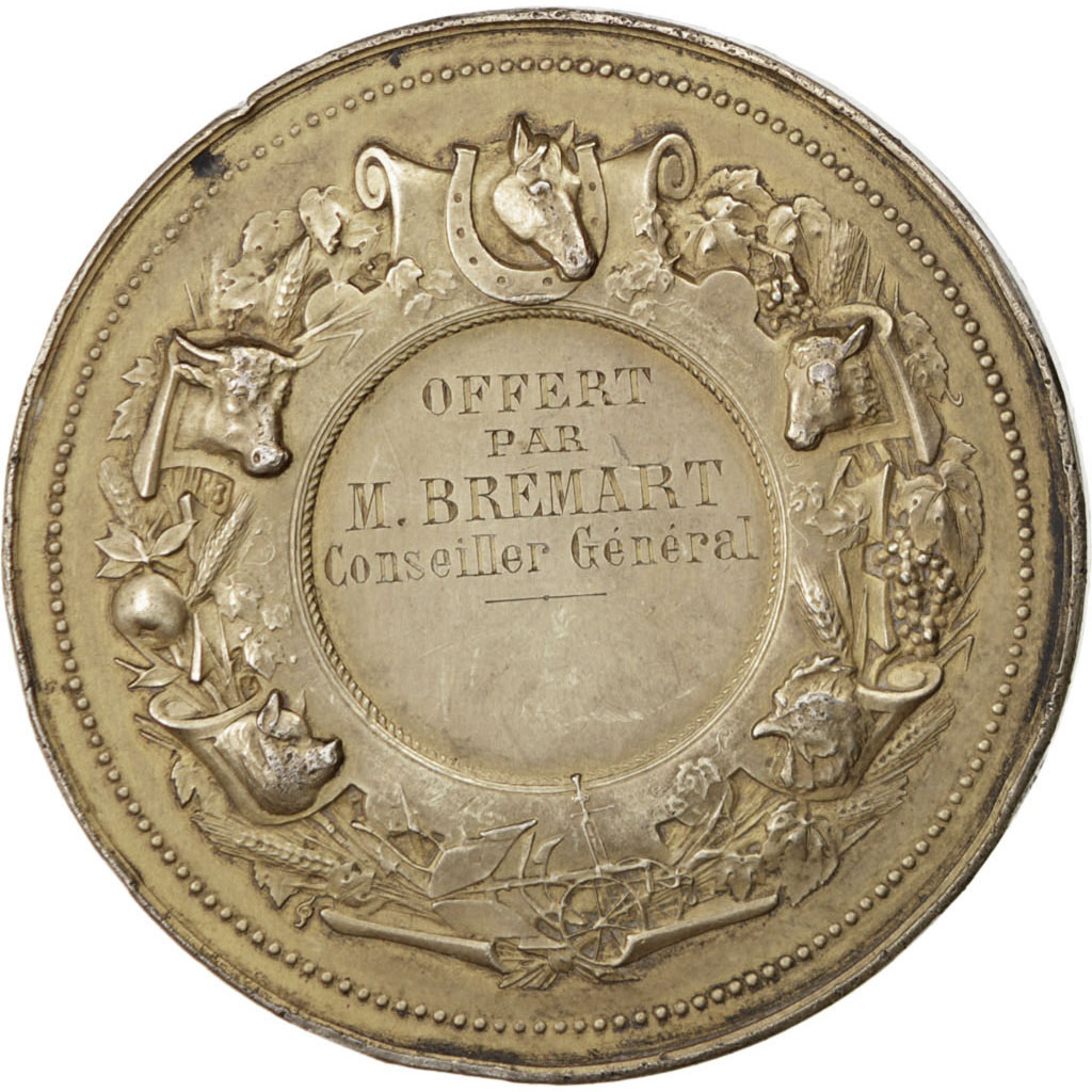 France, Medal, French Third Republic, Business & industry, , Vermeil