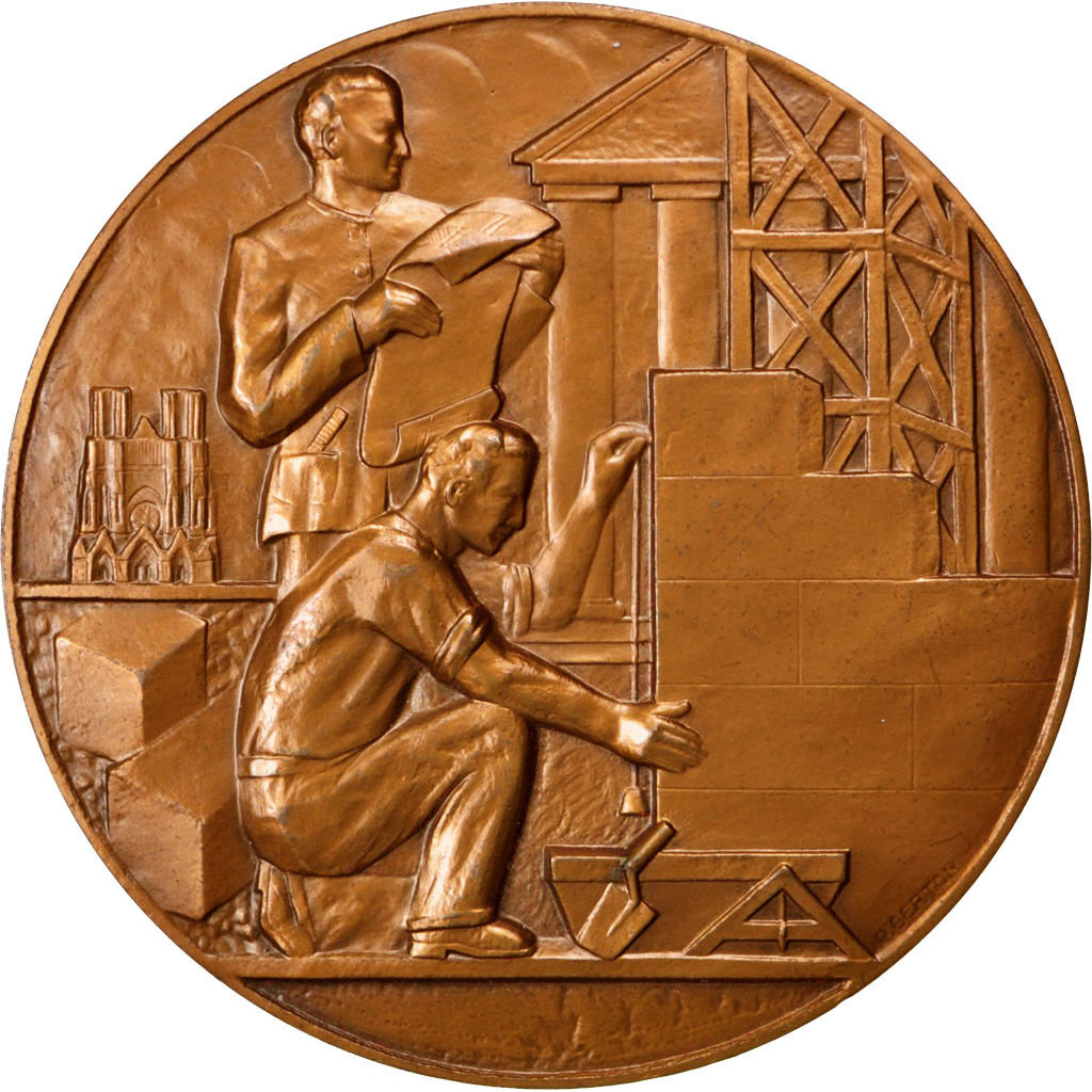 France, Medal, French Fifth Republic, Business & industry, 1980, 
