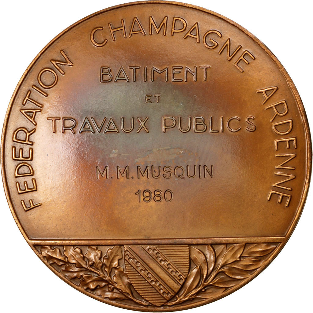 France, Medal, French Fifth Republic, Business & industry, 1980, 