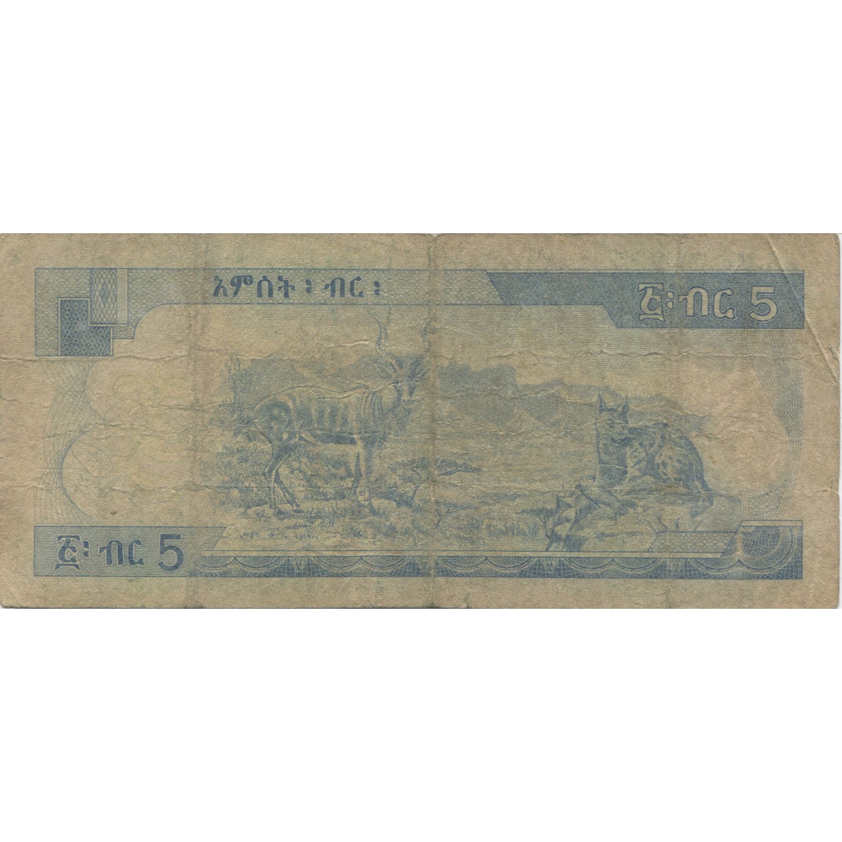 Billete, 5 Birr, 2003, Etiopía, KM:47c, RC