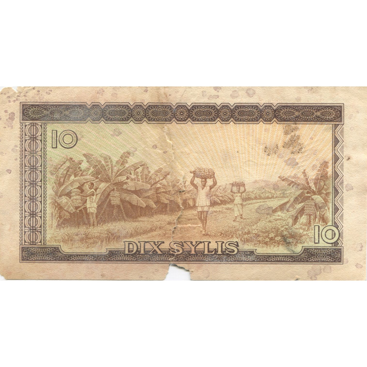 Billete, 10 Sylis, 1960, Guinea, 1960-03-01, KM:16, BC