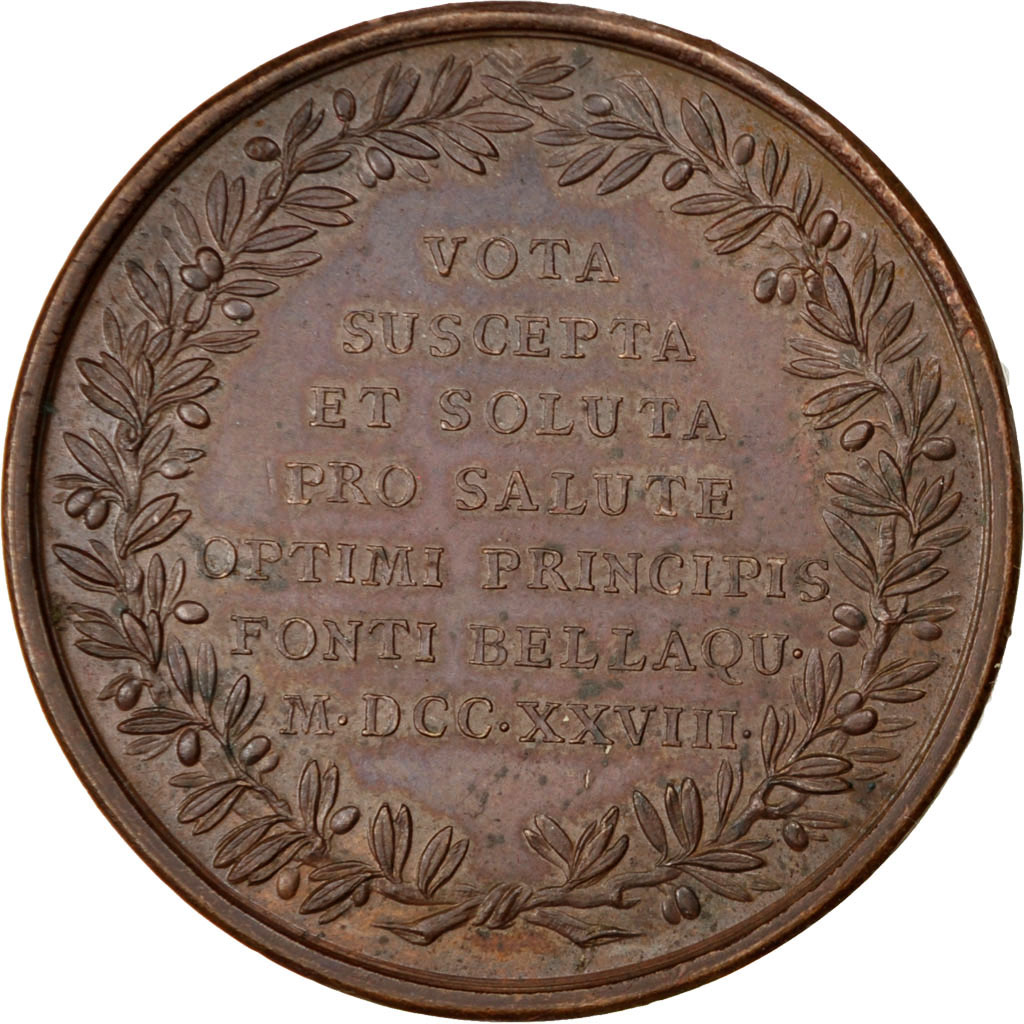 Frankrijk, Medaille, Louis XV, 1728, Bronzen, Duvivier, PR, Divo:71