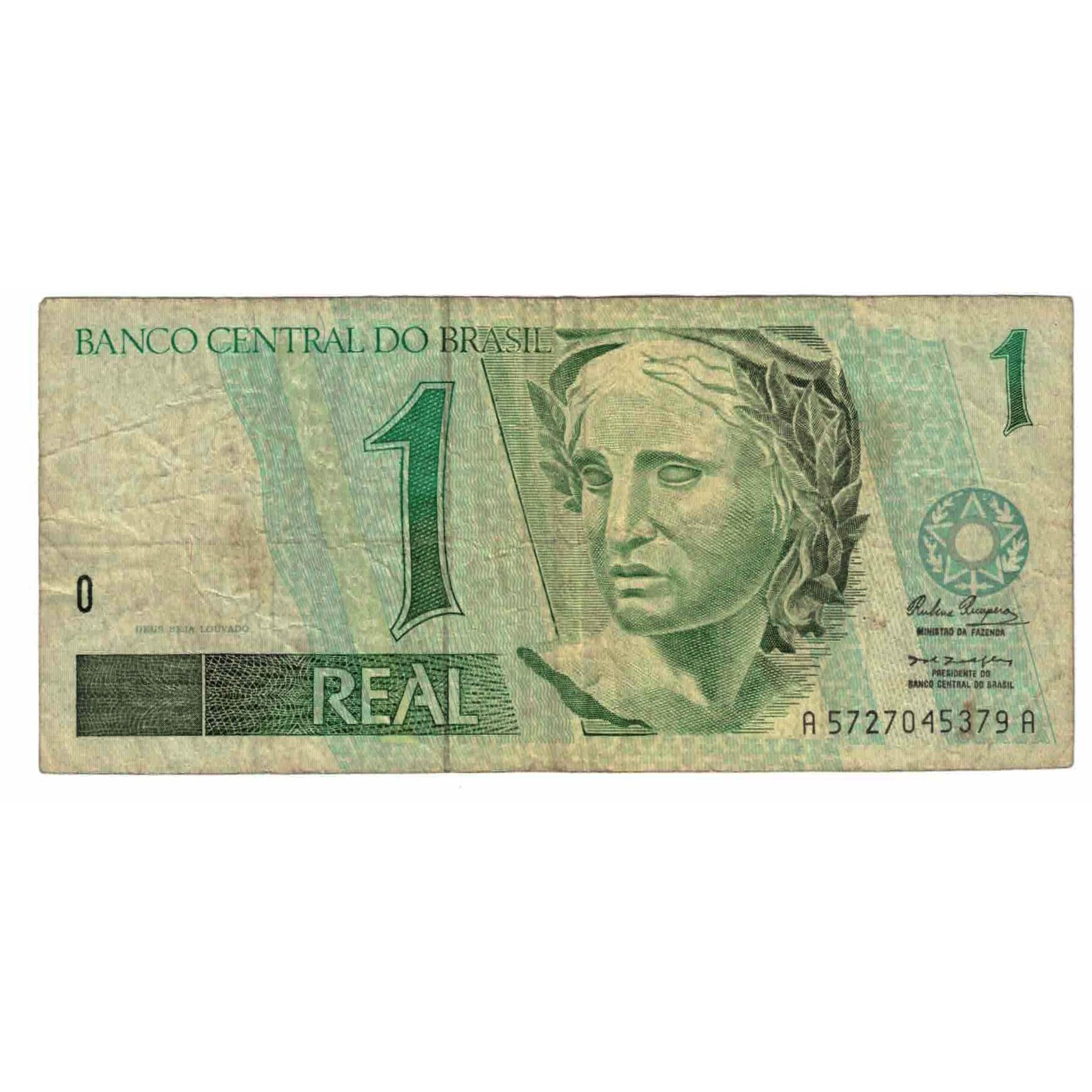 Billete, 1 Réal, Brasil, KM:243c, BC